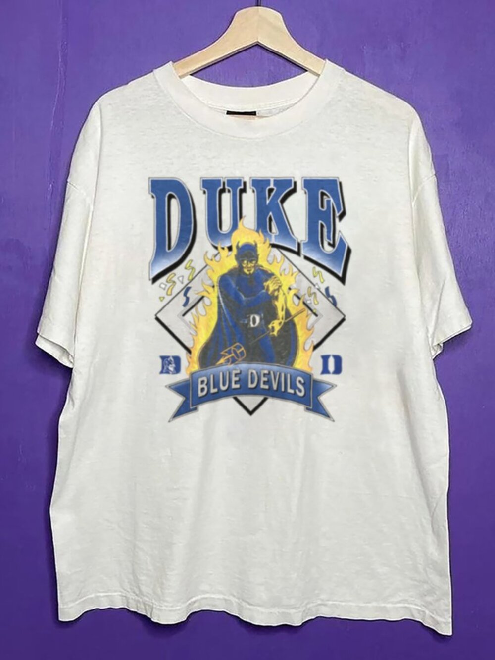 Vintage NCAA Duke Blue Devils Basketball Shirt, Retro Duke University Shirt Tee